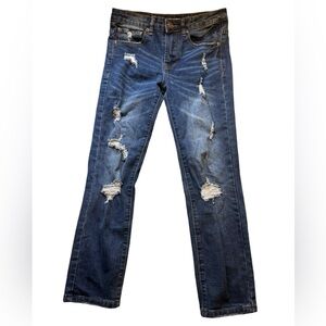 Boys Urban Heritage Ripped Skinny Jeans